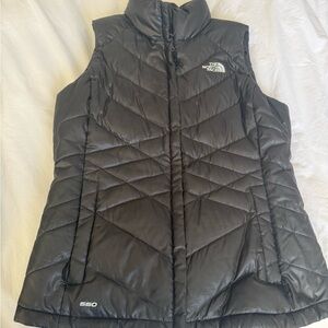 The North Face Women's Dark Gray Quilted Vest